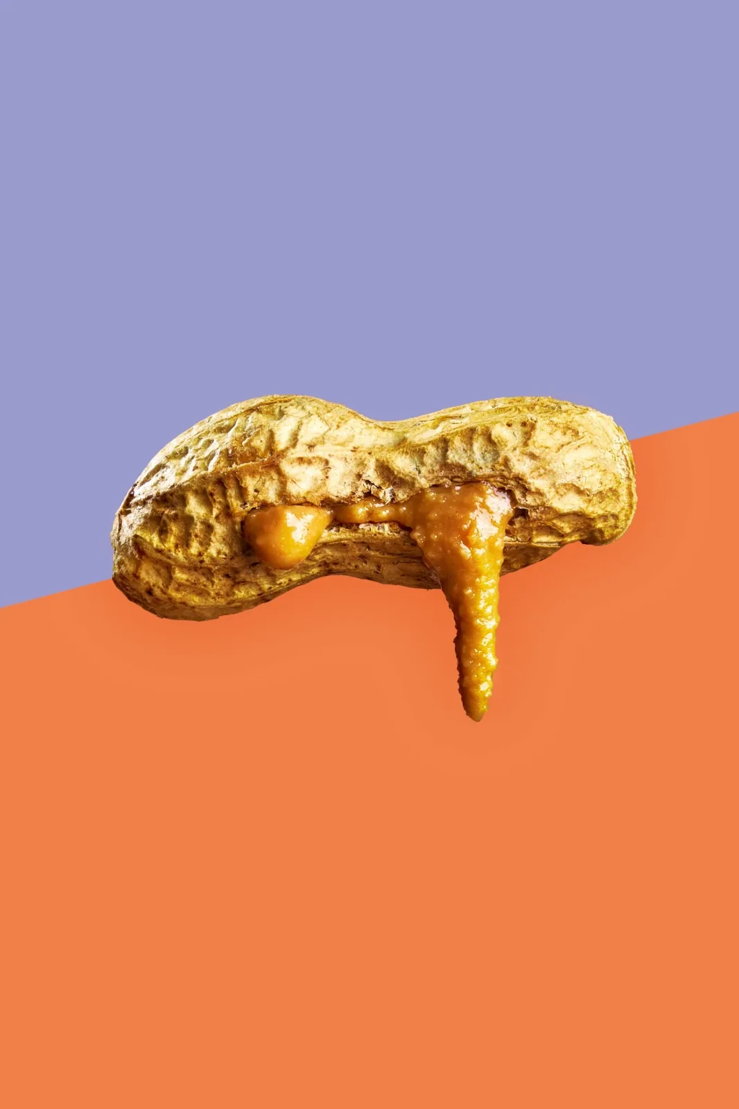 Goldene Erdnuss mit cremiger Füllung für Momo’s
